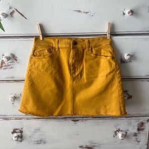 Mustard Sneak Peek Skirt